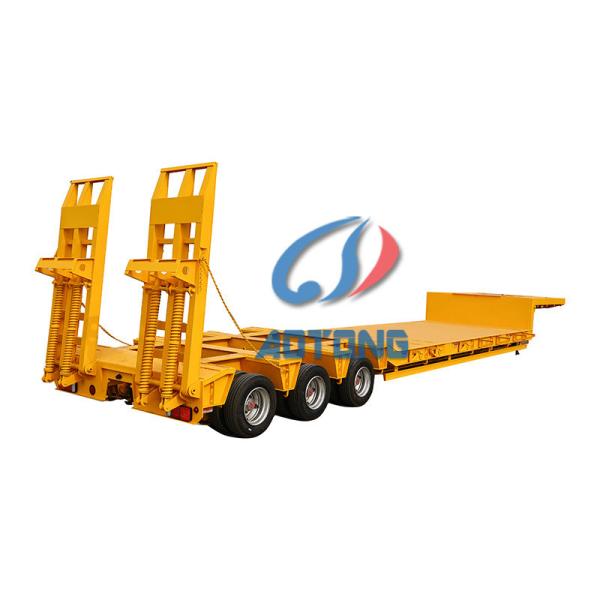 Detachable Gooseneck Lowboy Truck Trailers for Heavy Equipment Machinery