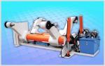 Hydraulic Shaftless Mill Roll Stand, Two Kraft Paper Reel, Hydraulic Lift-down