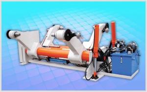 China Hydraulic Shaftless Mill Roll Stand, Two Kraft Paper Reel, Hydraulic Lift-down factory