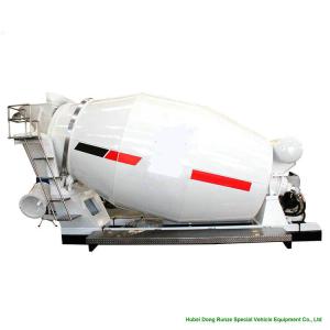 China Compact Custom Truck Bodies 6 - 8m3 Concrete Mixer Truck Body With Italy Mixing Pump factory