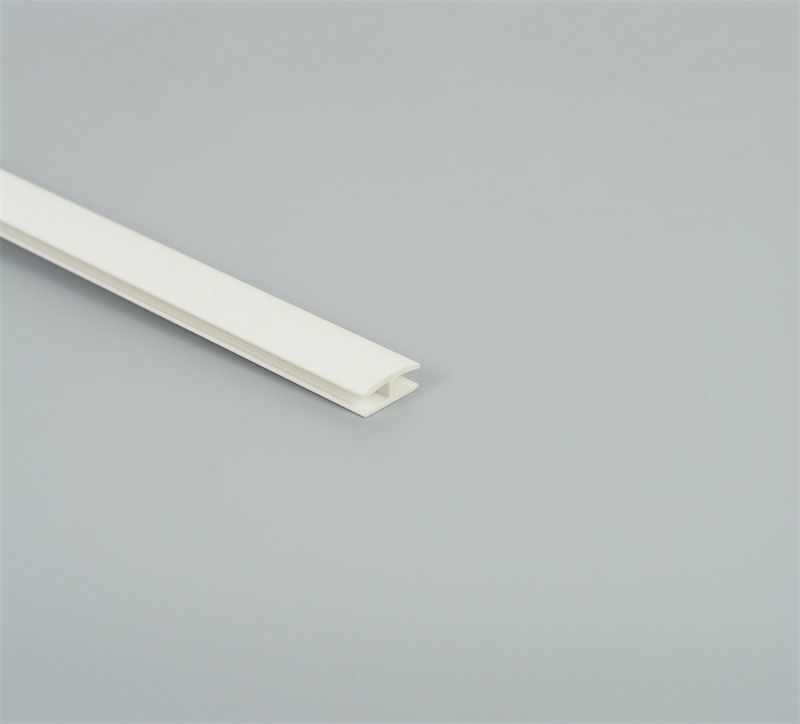 Custom Extrusion Channel H Type Curved PVC Plastic Triangle Profile