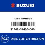 FCC Original Motorcycle Clutch Friction Disk for Suzuki GSX400 GS450, 21441