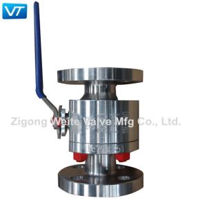China API6D Stainless Steel Flanged Ball Valve Low Pressure CF3M Fire Safe Design Ball Valve factory