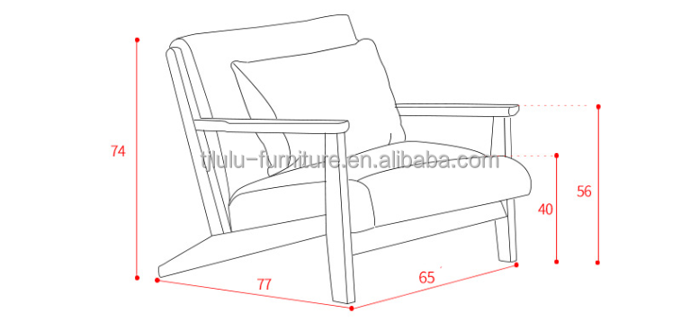 Sturdy Living Room Furniture Sofa Set with Modern Wooden Leathaire in Grey/White/Blue/Brown and Sturdy Design