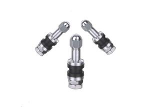 China Bolt In Aluminum Tubeless Tire Valve Stems 11.5mm With Brass Core TR48E factory