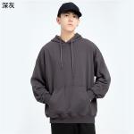 Solid Color Business Casual Hoodie Heavy Weight Wool Circle Hoodie
