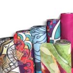 New Fitness Digital Printed Suede Microfiber Natural Rubber Yoga Mats Wholesale