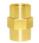 1/4"NPT Brass Hex Nipple , ANSI Female Hex Nipple