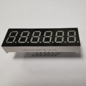 China Blue 6-digit 0.36-inch 7 Segment LED Display, Widely Used for Instrument Panel factory