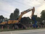 12m Excavator Mounted Sheet Pile Driving Equipment For Cement