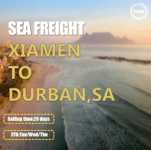 China Shipping From Xiamen China to Durban South Africa factory