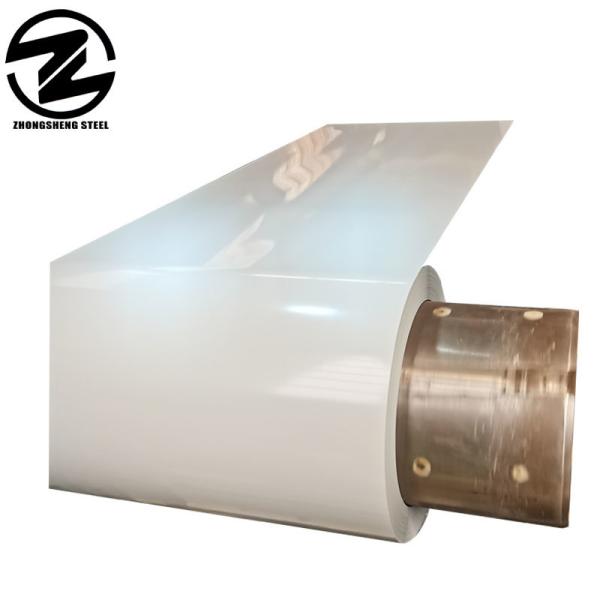 PPGI White Color Steel Coils 0.4mm Prepainted Galvanized Steel in 9016 Color