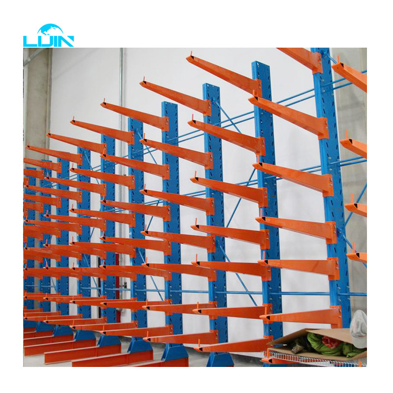 6000mm Height Cold Steel Cantilever Racking System 2000kgs / Arm Loading Capacity