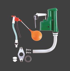 China 290MM Plastic Siphone Type High Flush Toilet Cistern Mechanism Concealed Toilet Flush factory