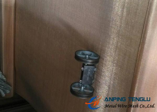 China Phosphor Bronze Woven Wire Mesh, 0.03%-0.35% phosphor, 5%-8% tin, other is copper factory