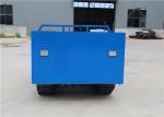 Simple Operation Blue Color 2 Ton Mini Rubber Track Transporter Dumper Truck