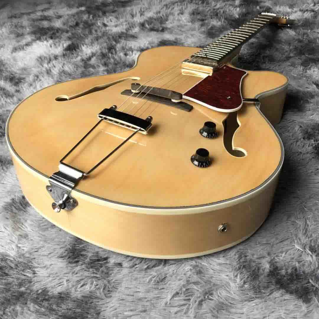 2020 New Godin Style Model Custom Grand 5th Avenue Jazz Electric Guitar in Natural