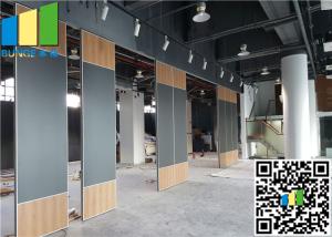China High Configuration Acoustic Fabric Panels , Operable Partition Walls factory