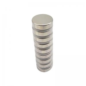China 35H-48H Permanent Neodymium Magnet Cylinder Sintered Ndfeb Magnets factory