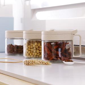 China Pepper Powder Kitchen Salt Jar Plastic Kitchen Organizers factory