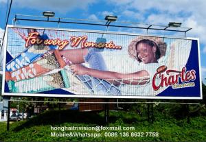 China Simple Assembly Outdoor Custom Deisign Trivision Sign factory