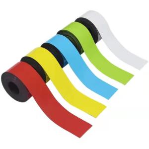 China SGS Coloured Custom Magnetic Label Dry Erase PET Film Surface factory