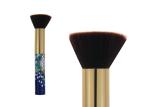 Travel Nylon Hair Flat Contour Makeup Brush / Tapered Contour Brush