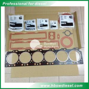 China Cummins L375 ISLE Upper gasket sets sets 4089758 6L8.9 Top gasket sets factory