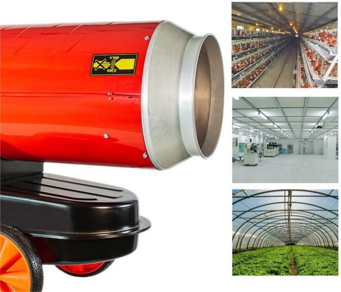 Home Space Heaters Diesel Forced Air Heater For Garage Greenhouse Heating System Control Temperature