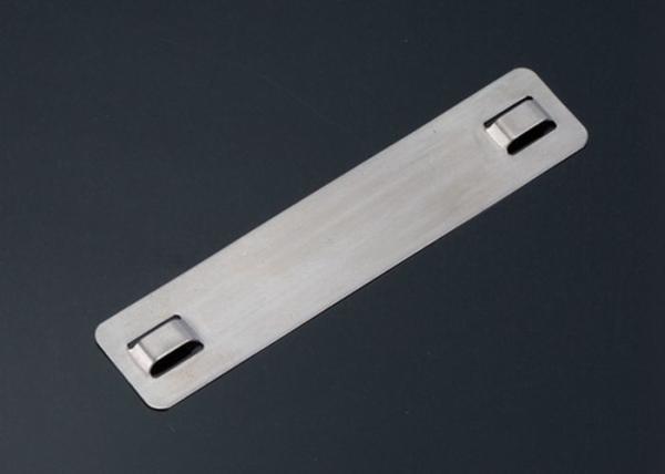 19.5mm Width SS316 Stainless Steel Cable Markers / Cable Name Tags 19.5 X 89 X 0