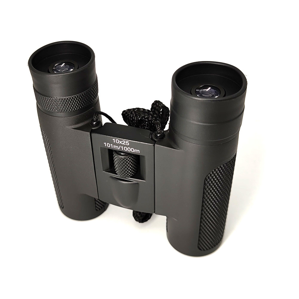 10x25 Binoculars Telescope For Adults Protective Bak4 Rubber Armoring