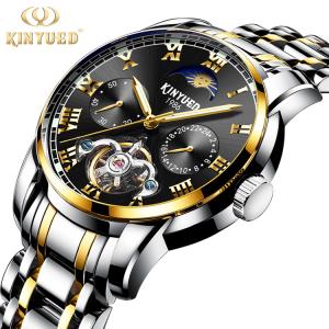 China Black Dial Skeleton Mechanical Watch Automatic Mechanical Watch factory