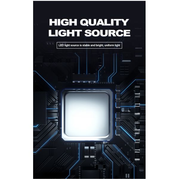 Led Crystal Machine Tower Lamp Warning Light Tower Luminous Efficiency 80 Lm/W Aluminium Alloy