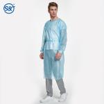 S&J nonwoven disposable waterproof long sleeve pe laminated level 1 isolation