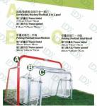 Mini Foldable Portable Soccer Goal Compact Soccer Training Net For On The Go