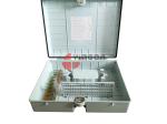 Outdoor 96 Cores Plastic Fiber Optic Termination Box SC Adapter For 1X64