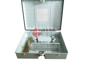 China Outdoor 96 Cores Plastic Fiber Optic Termination Box SC Adapter For 1X64 Splitter factory