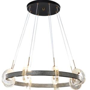 China Contemporary Decorative Indoor Lighting Nordic Hardware And Crystal Luxury Chandeliers &amp; Pendant Lights Modern factory