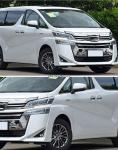 Toyota Vellfire 2016-2020 Car DRL LED Daytime Running Lights autobody parts