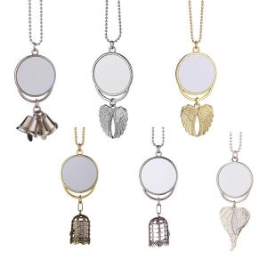 China Sublimation Blanks bell alloy metal Pendant Ornaments for sublimation factory