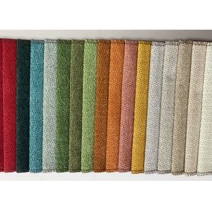 310gsm Red Chenille Upholstery Fabric Breathable Waterproof