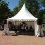 Aluminum Alloy Frame White Canopy 5X5m Pagoda Event Tent For Sale