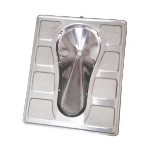 China 1.5mm Railway Carriage Interiors 304 Vacuum Stainless Steel Squatting Toilet factory