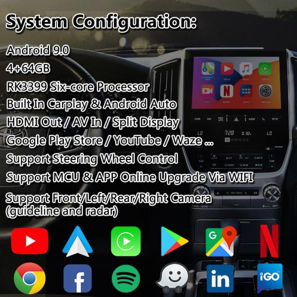 Lsailt Android Car Multimedia Carplay Interface For 2021 2022 Toyota Land