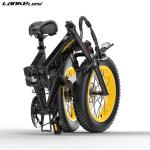 1000W 20 Inch Fat Tire Folding Electric Bike , ODM Electric Folding Bike 20 Inch