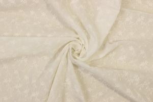 China Organic Cotton Embroidered Lace Fabric ODM Available For Multiusage factory