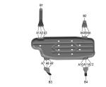 Nissan Patrol Y62 Fuel Tank Skid Plate Car Underbody Guard for Off-Road