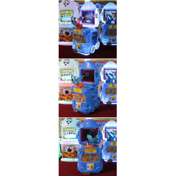 1 Player Amusement Game Machines , Kids LED Light Single Gun Shooting Game Machine