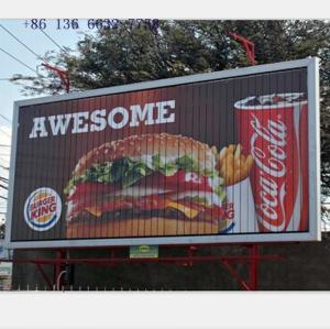 China Eco advertising outdoor three sided advertising board factory