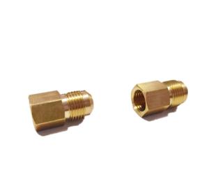 China 3/8 Fllare * 1/2 NPT Male Thread Brass Tube Fitting Brass Reducing Nipple factory